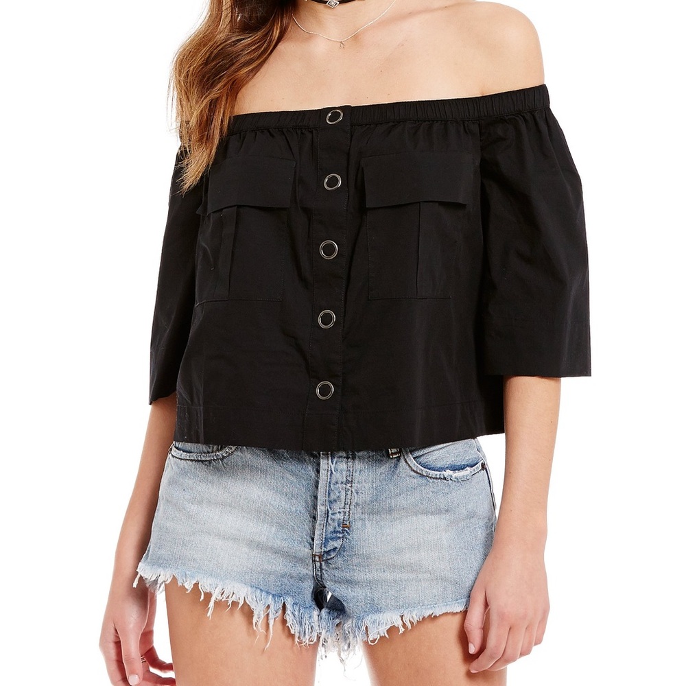 Free People Off the Shoulder Top
